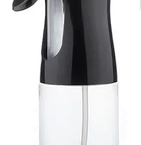 Frasco em Vidro Transparente com Pulverizados Gatilho Multiuso - 200ml - Gatilho Preto