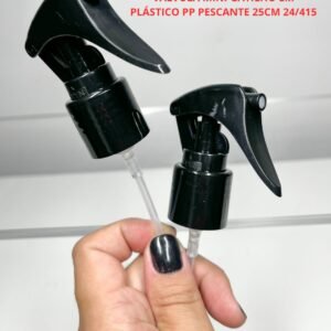 VÁLVULA EM PLÁSTICO MINI GATILHO 24/415 - PRETA