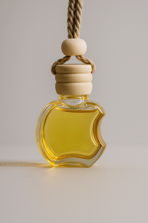 FRASCO MAÇÃ 8ML COM TAMPA DIFUSORA - AMARELO