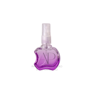FRASCO EM VIDRO 8 ML - FORMATO MAÇÃ - ROSCA 13MM - ROXO