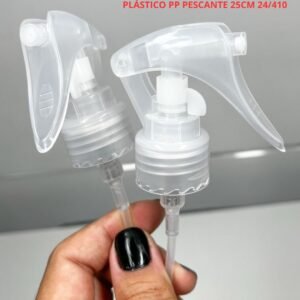 VÁLVULA EM PLÁSTICO MINI GATILHO 24/410 - TRANSPARENTE