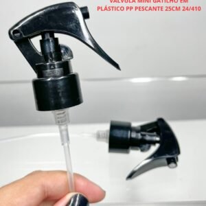 VÁLVULA EM PLÁSTICO MINI GATILHO 24/410 - PRETA