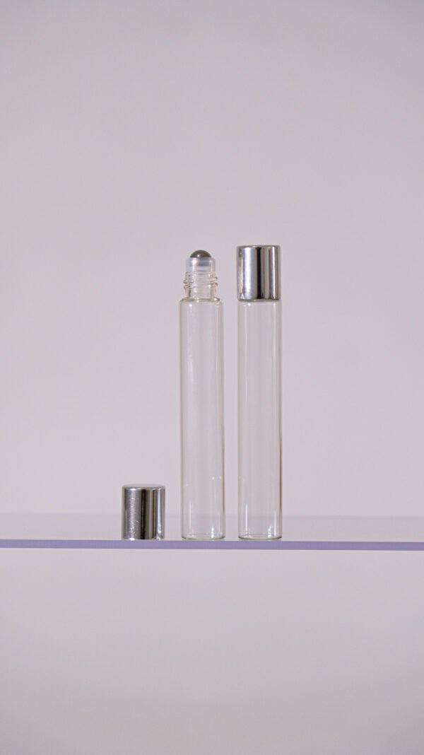 FRASCO VIDRO ROLL ON 10 ML BOROSSILICATO CLEAR - Imagem 2