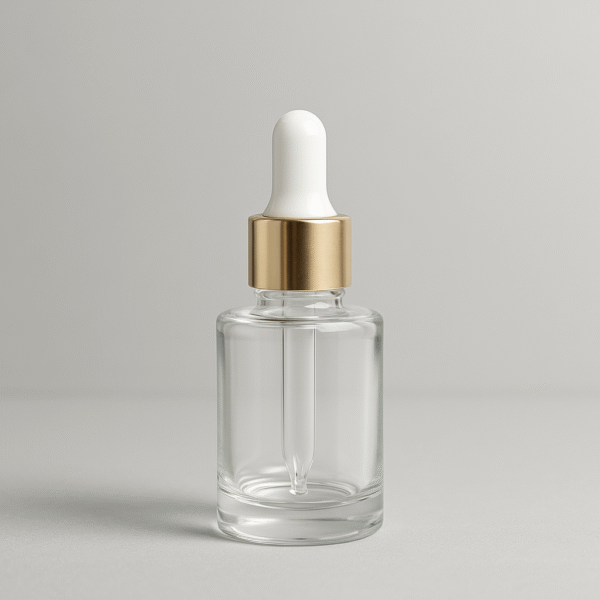 KIT FRASCO DE VIDRO TRANSPARENTE CILÍNDRICO PÍCOLO CONTA GOTAS 30 ML - Imagem 2
