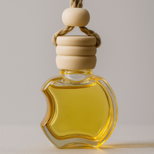FRASCO MAÇÃ 8ML COM TAMPA DIFUSORA - AMARELO
