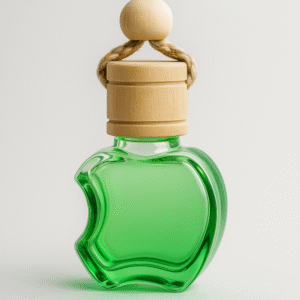 FRASCO MAÇÃ 8ML COM TAMPA DIFUSORA - VERDE