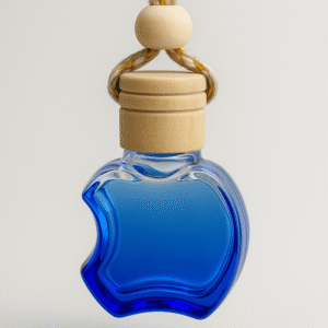 FRASCO MAÇÃ 8ML COM TAMPA DIFUSORA - AZUL