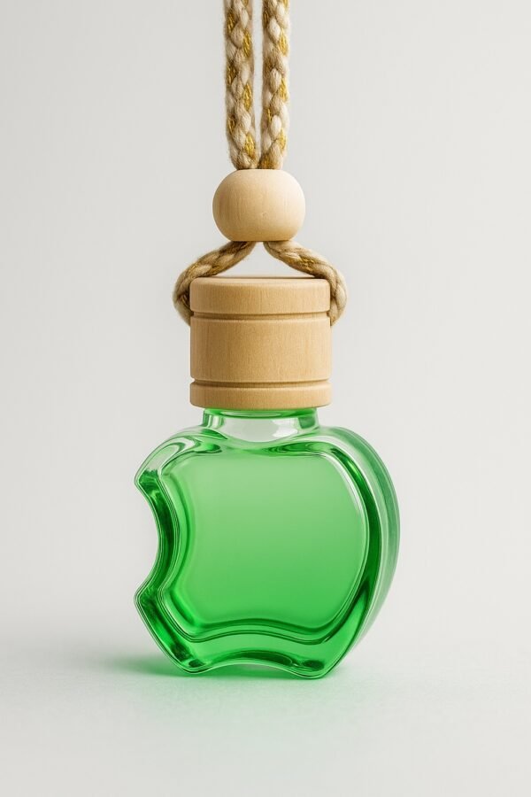 FRASCO MAÇÃ 8ML COM TAMPA DIFUSORA - VERDE