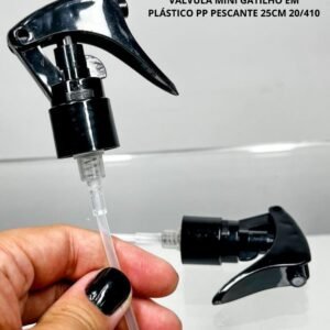 VÁLVULA EM PLÁSTICO MINI GATILHO 20/410 - PRETA