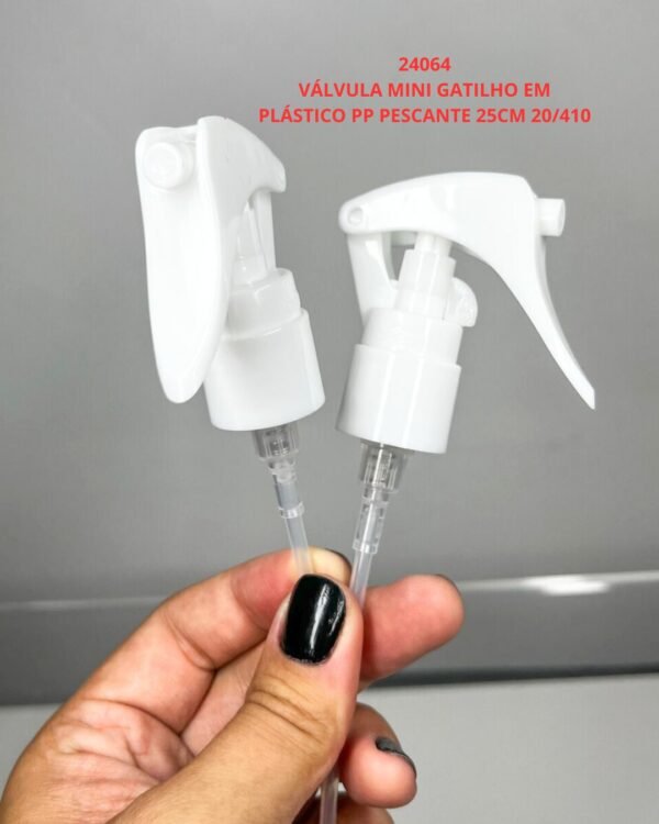 VÁLVULA EM PLÁSTICO MINI GATILHO 20/410 - BRANCA