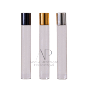 FRASCO VIDRO ROLL ON 10 ML BOROSSILICATO CLEAR