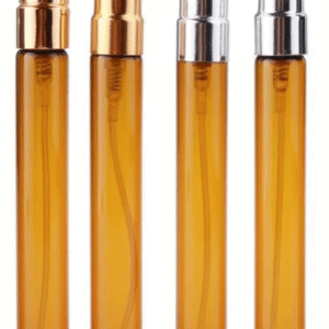 FRASCO VIDRO PARA PERFUME SPRAY 10 ML AMBAR