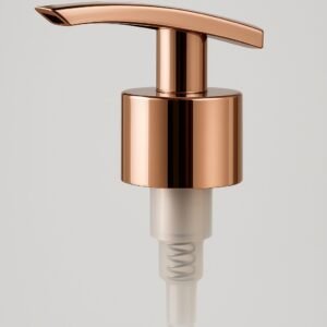 VÁLVULA COM CLIPE PLÁSTICO PUMP SUPER LUXO 28/410 - OURO ROSÊ