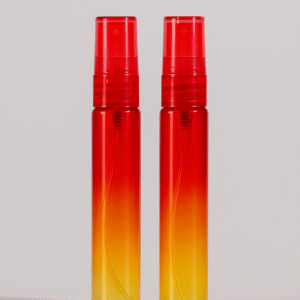 FRASCO VIDRO DEGRADE SPRAY 8 ML - VERMELHO E AMARELO